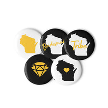 Load image into Gallery viewer, Wisconsin Tribe Buttons - Set of 5