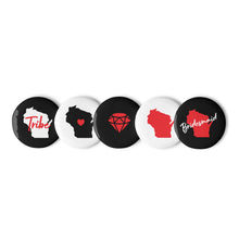 Load image into Gallery viewer, Wisconsin Tribe Buttons - Set of 5