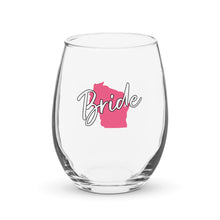 Load image into Gallery viewer, Bride Stemless Wine Glass