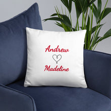 Load image into Gallery viewer, Last Name + First Names Pillow