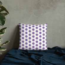 Load image into Gallery viewer, Last Name + Polka Dots Pillow