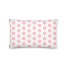 Load image into Gallery viewer, Last Name + Polka Dots Pillow