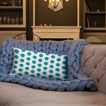 Load image into Gallery viewer, Last Name + Polka Dots Pillow