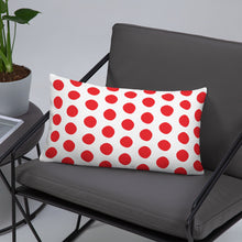 Load image into Gallery viewer, Last Name + Polka Dots Pillow