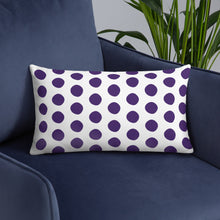 Load image into Gallery viewer, Last Name + Polka Dots Pillow