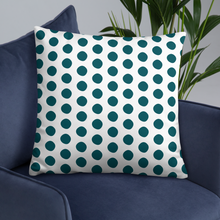 Load image into Gallery viewer, Last Name + Polka Dots Pillow