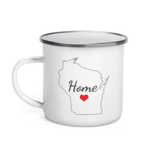 Load image into Gallery viewer, Badger Bride Home Enamel Mug