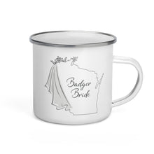 Load image into Gallery viewer, Badger Bride Home Enamel Mug