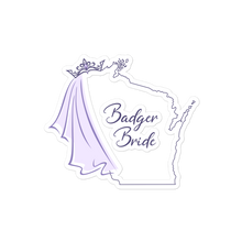 Load image into Gallery viewer, Badger Bride Sticker - Multiple Colors