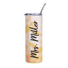 Load image into Gallery viewer, Personalized Mrs. Stainless Steel Tumbler
