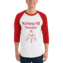 Load image into Gallery viewer, Kicking Off Forever - Unisex Baseball Tee