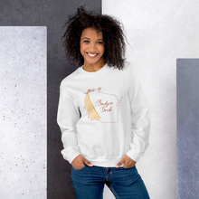 Load image into Gallery viewer, Badger Bride Cozy Crewneck - Multiple Graphic Colors