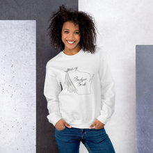 Load image into Gallery viewer, Badger Bride Cozy Crewneck - Multiple Graphic Colors