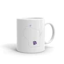 Load image into Gallery viewer, Badger Bride Tribe Mug - With Customized Location in Blue