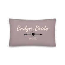 Load image into Gallery viewer, Badger Bride Pillow
