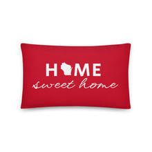 Load image into Gallery viewer, Wisconsin Home Sweet Home + Love Pillow

