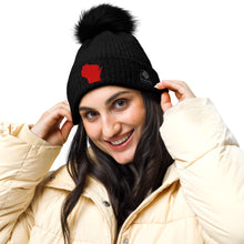 Load image into Gallery viewer, Wisconsin Pom-Pom Beanie
