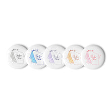 Load image into Gallery viewer, Badger Bride Multicolor Buttons - Set of 5
