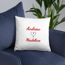Load image into Gallery viewer, Last Name + First Names Pillow

