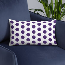 Load image into Gallery viewer, Last Name + Polka Dots Pillow
