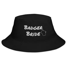 Load image into Gallery viewer, Badger Bride Bucket Hat - White Embroidery

