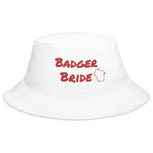 Load image into Gallery viewer, Badger Bride Bucket Hat - Red Embroidery

