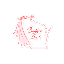 Load image into Gallery viewer, Badger Bride Sticker - Multiple Colors
