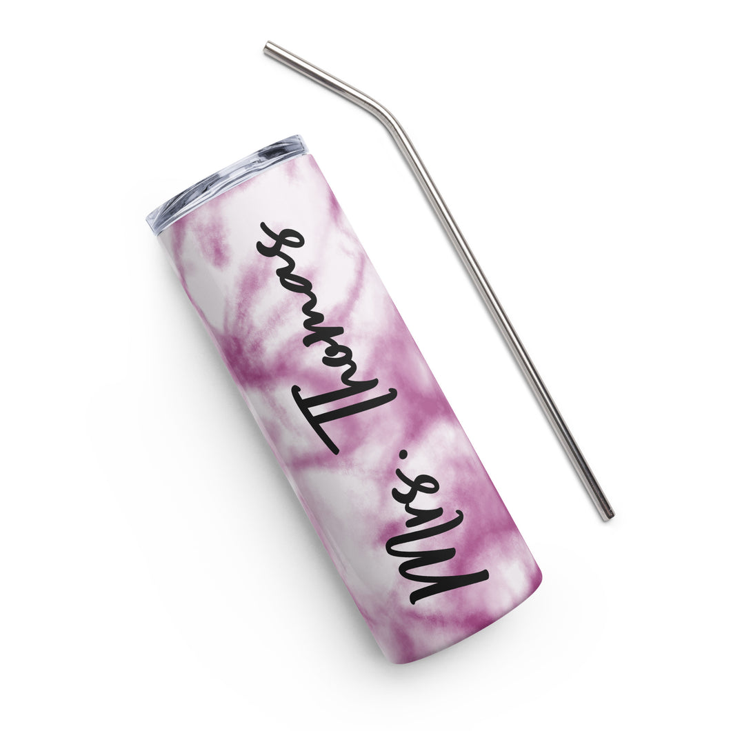 Personalized Mrs. Stainless Steel Tumbler