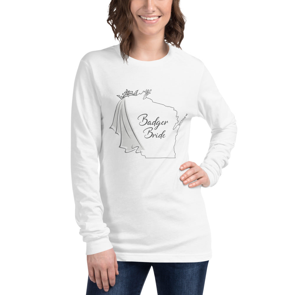 Badger Bride Long Sleeve T-Shirt - Multiple Graphic Colors