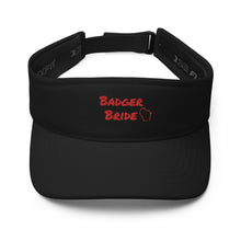 Load image into Gallery viewer, Badger Bride Visor - Red Embroidery, Multiple Colors

